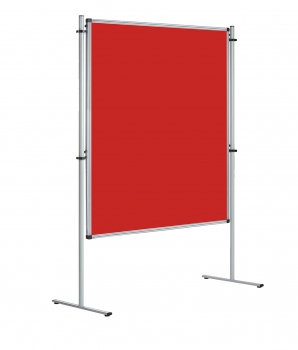 Präsentations-Tafel Set 170x120 cm Stoff, 10 Tafeln & 20 Stative