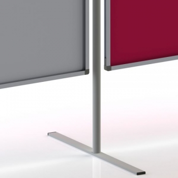Funktionswand verkettbare Stellwand Whiteboard 150x120 cm
