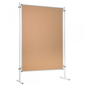 Funktionswand verkettbare Stellwand Kork 170x120 cm