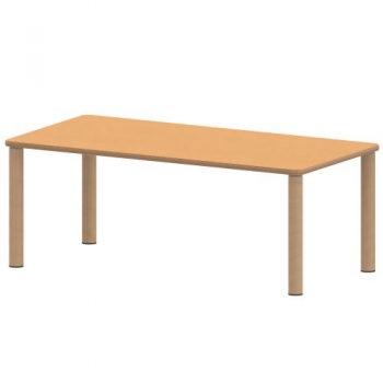 Tisch ZALOTTI mit Linoleum-Belag