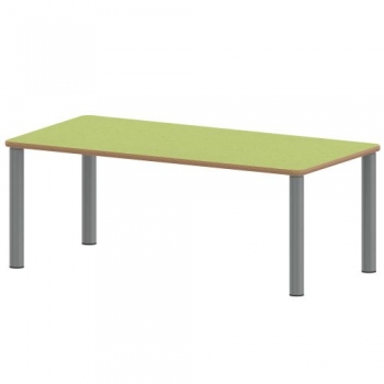 Tisch ZALOTTI mit Linoleum-Belag