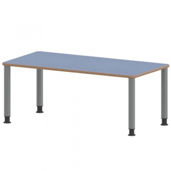 Tisch ZALOTTI mit Linoleum-Belag