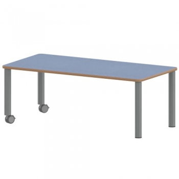 Tisch ZALOTTI mit Linoleum-Belag