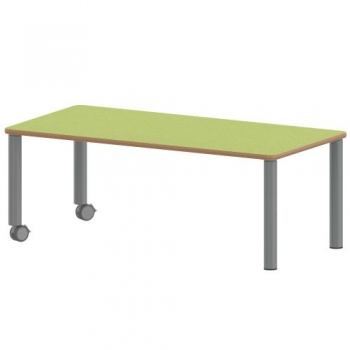 Tisch ZALOTTI mit Linoleum-Belag