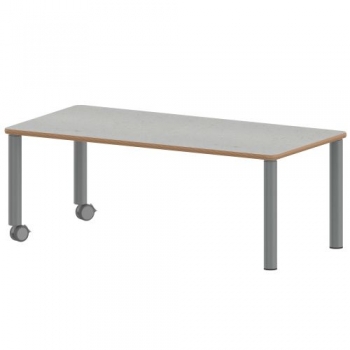 Tisch ZALOTTI mit Linoleum-Belag