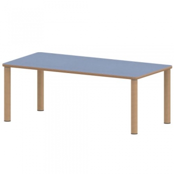 Tisch ZALOTTI mit Linoleum-Belag