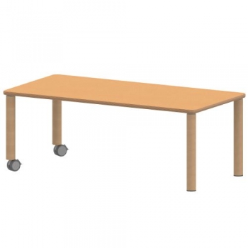 Tisch ZALOTTI mit Linoleum-Belag