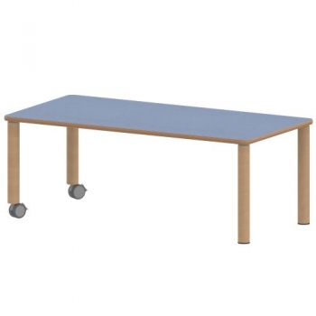 Tisch ZALOTTI mit Linoleum-Belag