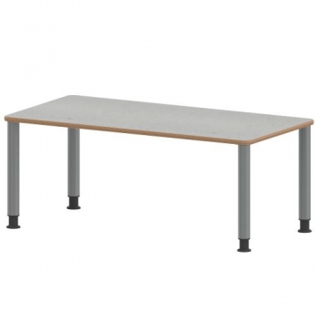 Tisch ZALOTTI mit Linoleum-Belag