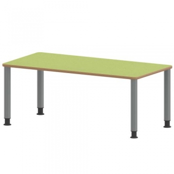 Tisch ZALOTTI mit Linoleum-Belag