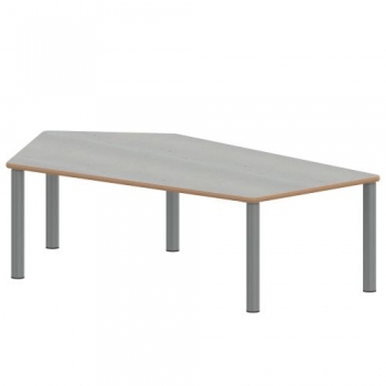 Tisch ZALOTTI mit Linoleum-Belag