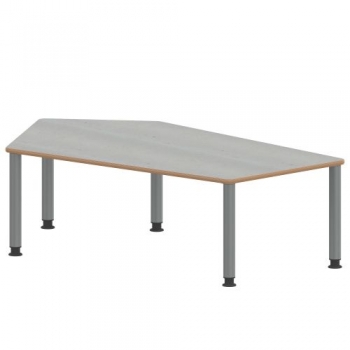 Tisch ZALOTTI mit Linoleum-Belag