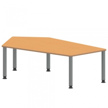 Tisch ZALOTTI mit Linoleum-Belag