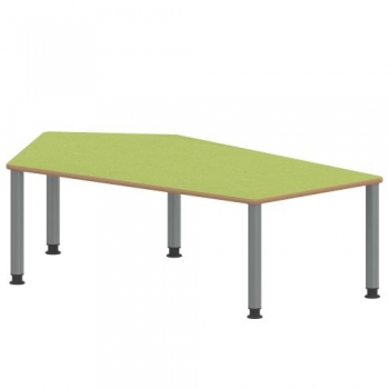 Tisch ZALOTTI mit Linoleum-Belag