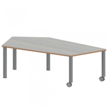 Tisch ZALOTTI mit Linoleum-Belag