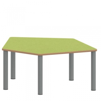 Tisch ZALOTTI mit Linoleum-Belag