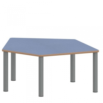 Tisch ZALOTTI mit Linoleum-Belag