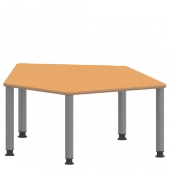 Tisch ZALOTTI mit Linoleum-Belag