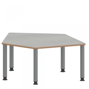 Tisch ZALOTTI mit Linoleum-Belag
