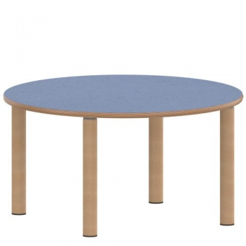 Tisch ZALOTTI mit Linoleum-Belag