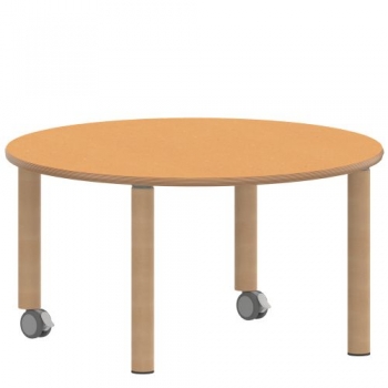 Tisch ZALOTTI mit Linoleum-Belag