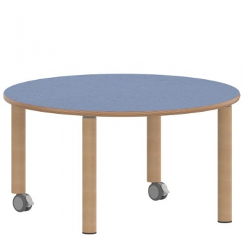 Tisch ZALOTTI mit Linoleum-Belag