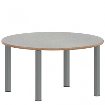 Tisch ZALOTTI mit Linoleum-Belag