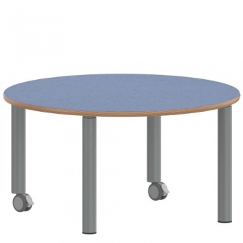 Tisch ZALOTTI mit Linoleum-Belag