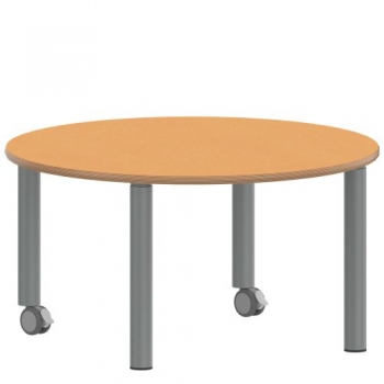 Tisch ZALOTTI mit Linoleum-Belag