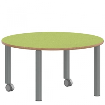 Tisch ZALOTTI mit Linoleum-Belag