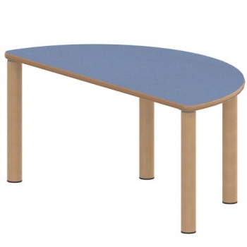 Tisch ZALOTTI mit Linoleum-Belag