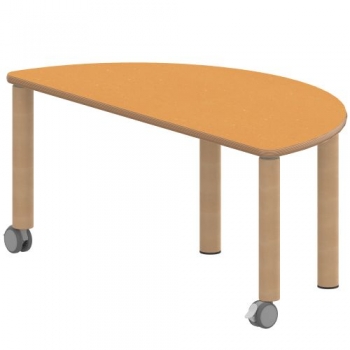 Tisch ZALOTTI mit Linoleum-Belag