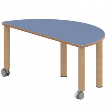 Tisch ZALOTTI mit Linoleum-Belag