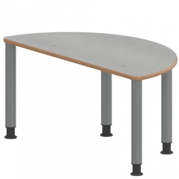 Tisch ZALOTTI mit Linoleum-Belag