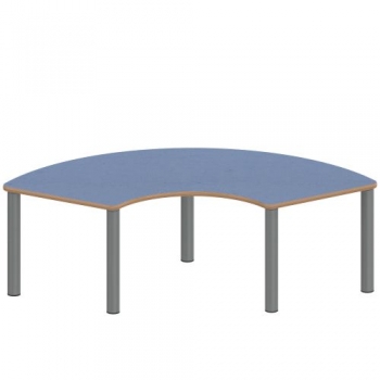 Tisch ZALOTTI mit Linoleum-Belag