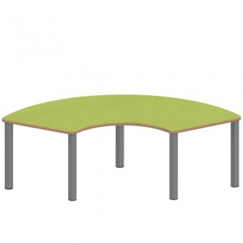Tisch ZALOTTI mit Linoleum-Belag