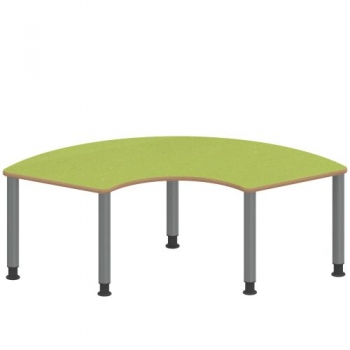 Tisch ZALOTTI mit Linoleum-Belag
