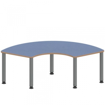 Tisch ZALOTTI mit Linoleum-Belag