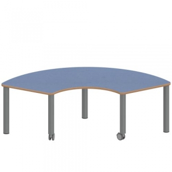 Tisch ZALOTTI mit Linoleum-Belag
