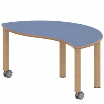 Tisch ZALOTTI mit Linoleum-Belag