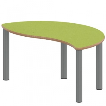 Tisch ZALOTTI mit Linoleum-Belag