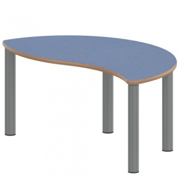 Tisch ZALOTTI mit Linoleum-Belag