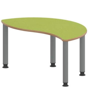 Tisch ZALOTTI mit Linoleum-Belag