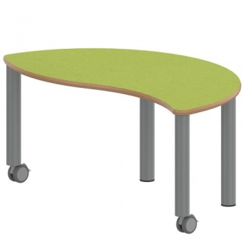 Tisch ZALOTTI mit Linoleum-Belag