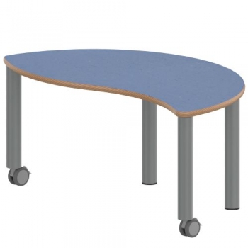 Tisch ZALOTTI mit Linoleum-Belag