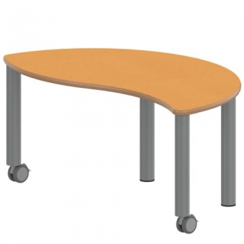 Tisch ZALOTTI mit Linoleum-Belag