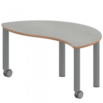 Tisch ZALOTTI mit Linoleum-Belag