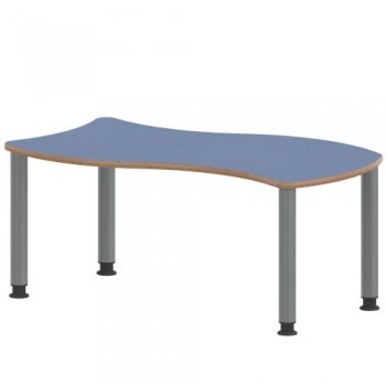 Tisch ZALOTTI mit Linoleum-Belag