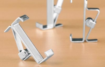 Bilderklemmleiste 100 cm Stahl weiß, magnethaftend