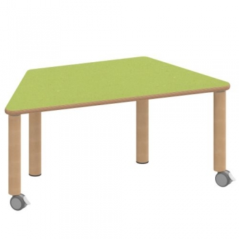 Tisch ZALOTTI mit Linoleum-Belag
